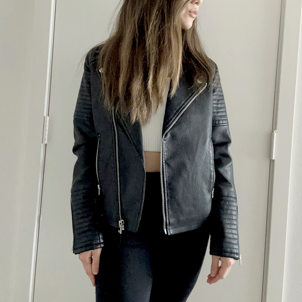 Topshop Rosa Biker Jacket
